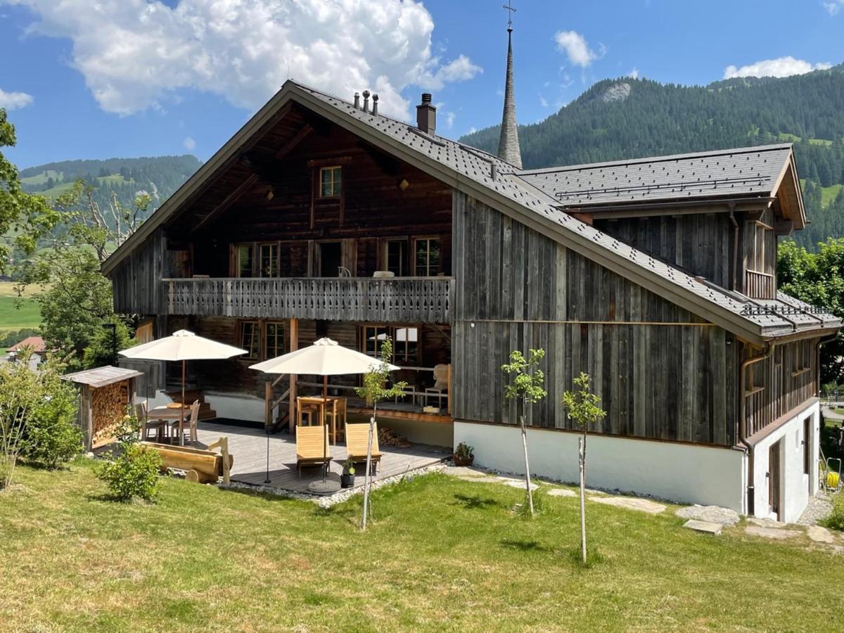 Alpen Charme - Chalet D'Hotes Et Spa Gsteig Zewnętrze zdjęcie